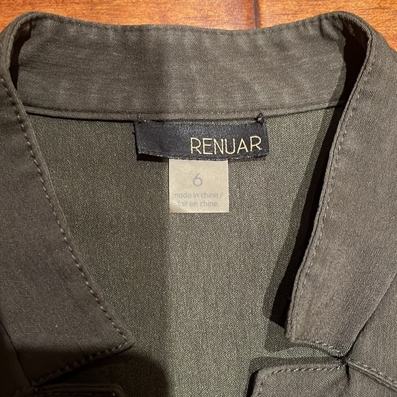 Renuar Green Button Up women’s Jacket - Picture 3 of 11